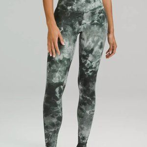 Lululemon green camouflage align leggings